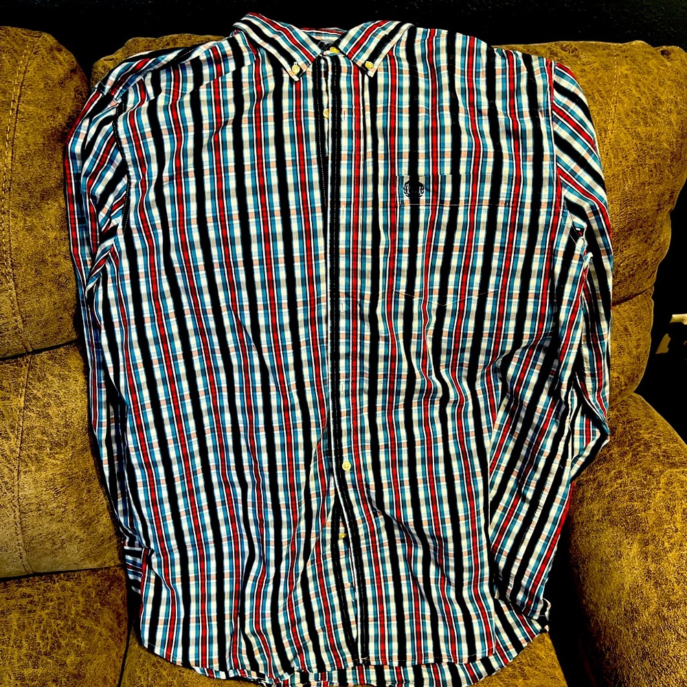 Chaps XLT/TLG Stretch Easy Care Button Up